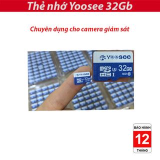 Thẻ nhớ yoosee 32Gb, 64Gb chuyên dụng cho camera giám sát - bảo hành 12 tháng giá sỉ
