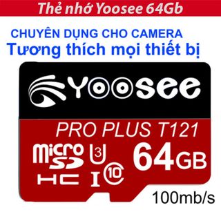 Thẻ nhớ yoosee 32Gb, 64Gb chuyên dụng cho camera giám sát - bảo hành 12 tháng
