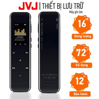 Máy ghi âm chuyên nghiệp JVJ J115 16Gb chất lượng cao chính hãng - nhỏ gọn tiện lợi hỗ trợ lọc âm cực tốt Bh 12T giá sỉ
