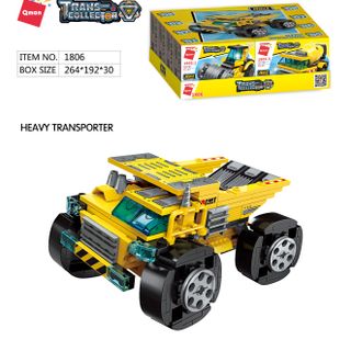 Đồ chơi lắp ghép Xe công trường 8 trong 1:LEGO - QMAN 1806 gồm 396 chi tiết kèm sách hướng dẫn