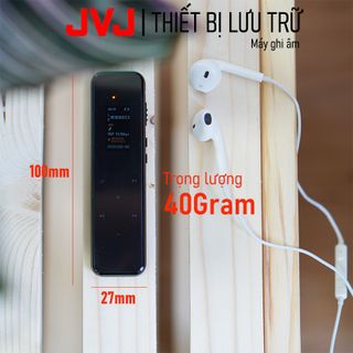 Máy ghi âm chuyên nghiệp JVJ J115 16Gb chất lượng cao chính hãng - nhỏ gọn tiện lợi hỗ trợ lọc âm cực tốt Bh 12T