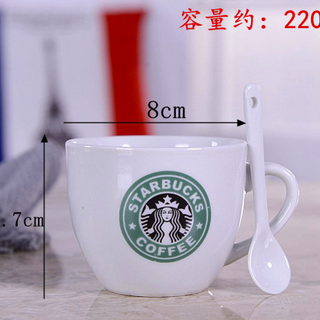 Bộ ly , tách cafe kèm muỗng hoạt hình siêu yêu (220ml)