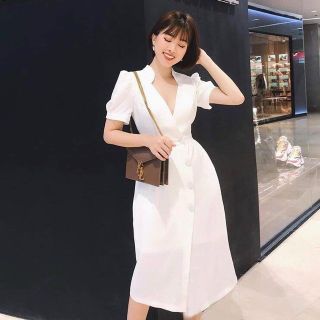 ĐẦM CỔ ÚP 3 MÀU