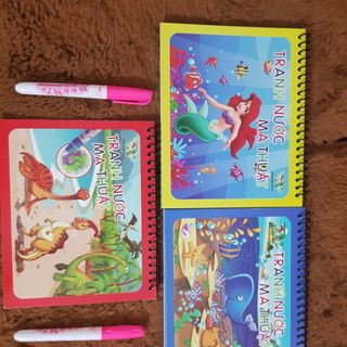Tranh Tô Màu Ma Thuật, Tranh Nước Ma Thuật, Tranh Nước Ma Thuật Thanh Nga, Tranh Tập Tô Màu Cho Bé, Tranh Tô Màu Chibi, Tô Được Nhiều Lần Cho Bé