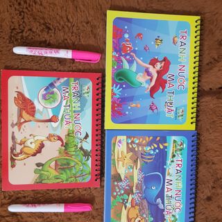 Tranh Tô Màu Ma Thuật, Tranh Nước Ma Thuật, Tranh Nước Ma Thuật Thanh Nga, Tranh Tập Tô Màu Cho Bé, Tranh Tô Màu Chibi, Tô Được Nhiều Lần Cho Bé