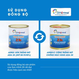 Sơn trắng mờ ASIA 2K mã AS902