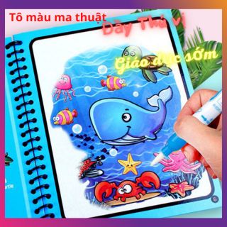 Belony Sách Vẽ Nước Kỳ Diệu Sách Tô Màu Bút Ma Thuật Vẽ Nguệch Ngoạc Sách Vẽ Tranh Tái Sử Dụng Cho Trẻ Em Đồ Chơi Quà Tặng Sinh Nhật