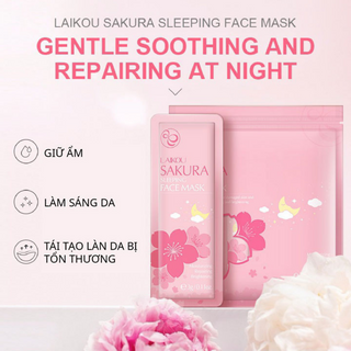 Mặt Nạ Ngủ Laikou Chiết Xuất Hoa Anh Đào 3gx15 gói