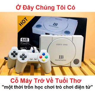 Máy Chơi Game Điện Tử 4 Nút 648 Trò 2 Tay Cầm Game psp 2 Người Chơi Có Game 16 Bit Kết Nối Tivi 4K Cổng Kết Nối HDMI giá sỉ