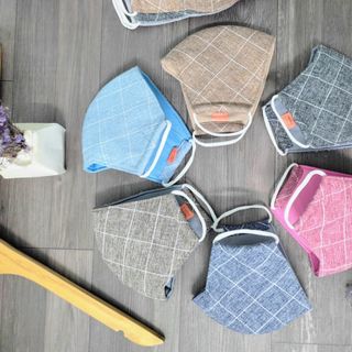 Khẩu trang 2 lớp cotton siêu mềm mịn, siêu thoáng