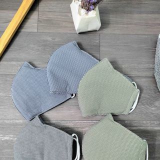 Khẩu trang 2 lớp cotton siêu mềm mịn, siêu thoáng