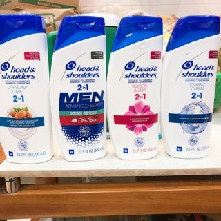 DẦU GỘI HEAD AND SHOULDER 2 TRONG 1 MỸ 400ML