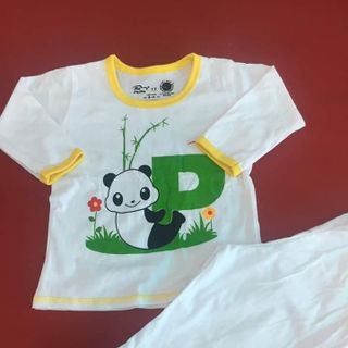 Set bộ đồ mặc nhà - tay dài kèm quần dài (4kg - 100kg) - 100% cotton cho bé Nam, Nữ - Made in VIET NAM