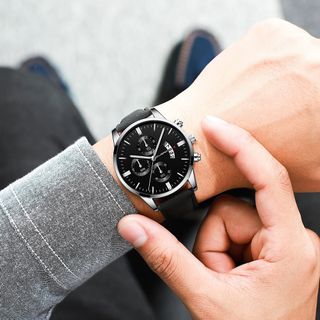 Đồng Hồ Nam Chính Hãng CUENA Dây Da Cao Cấp Phong Cách Thời Trang Sang Trọng, Có Lịch Ngày Đẹp Giá Rẻ
