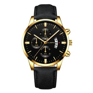 Đồng Hồ Nam Chính Hãng CUENA Dây Da Cao Cấp Phong Cách Thời Trang Sang Trọng, Có Lịch Ngày Đẹp Giá Rẻ