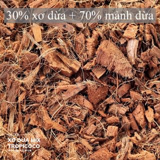 Giá thể xơ dừa trộn sẵn Tropicoco 10 lít