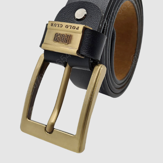 Dây lưng nam da pu cao cấp DHM-081 | Đầu khóa dây nịt kim nguyên khối thời trang giá sỉ