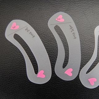 Bộ 3 Khuôn kẻ lông mày đơn giản tiện dụng cho người mới bắt đầu
