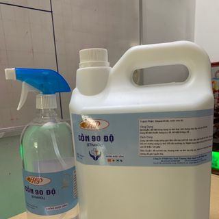 Giá sỉ - bao thị trường Cồn sát khuẩn tay 90độ, can 5 Lít.