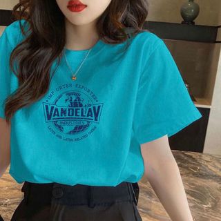 Áo thun nữ cổ tròn in hình siêu đẹp chất vải cotton 100%
