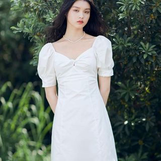 ĐẦM XOẮN CỔ 2 MÀU