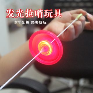 Đồ chơi con quay dây có đèn LED phát sáng.