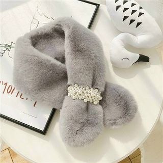 KHĂN LÔNG QUÀNG CỔ ĐÍNH NGỌC TRAI