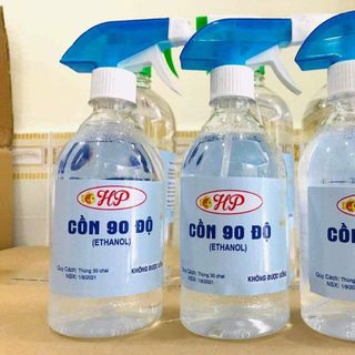 Giá tốt cho sỉ, bao giá thị trường - Cồn xịt 90 độ chai 500ml không pha, đúng tiêu chuẩn. giá sỉ