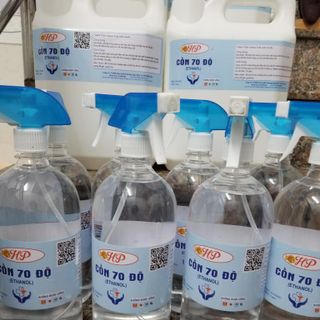 Giá tốt cho sỉ, bao giá thị trường - Cồn xịt 70 độ chai 500ml không pha, đúng tiêu chuẩn. giá sỉ