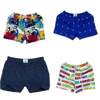 Quần đùi ngủ nam thun cotton co giãn mặc cực mát