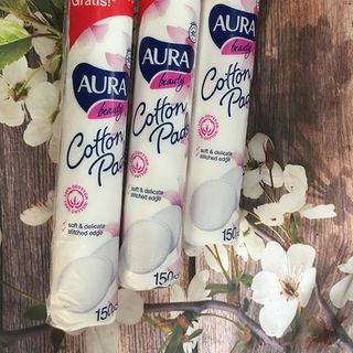 Bông Tẩy Trang Aura Beauty Cotton Pads 150 Miếng