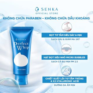 Sữa rửa mặt Nhật Senka Perfect mẫu mới