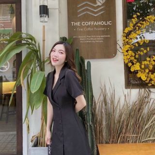 ĐẦM VÁY VEST ĐEN V3