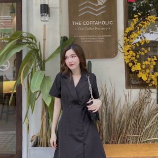 ĐẦM VÁY VEST ĐEN V3