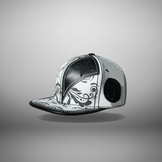 Mũ Four 41 Trắng Đen Da Snapback Xịn