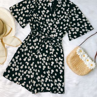 Jumpsuit ngắn cúc họa mi S&M siêu xinh GR0076
