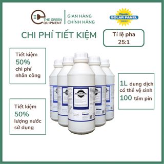 [Hàng Mỹ] Hóa chất nước rửa vệ sinh tấm pin năng lượng mặt trời PolywaterSPW- chai 1 lít