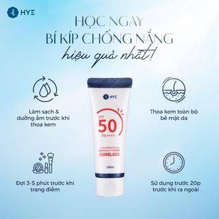 Kem chống nắng Jihye