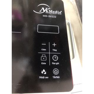 Bếp hồng ngoại 2000W NKMedia MD-SV222 điều khiển cảm ứng, không kén nồi chảo, bảo hành 12 tháng
