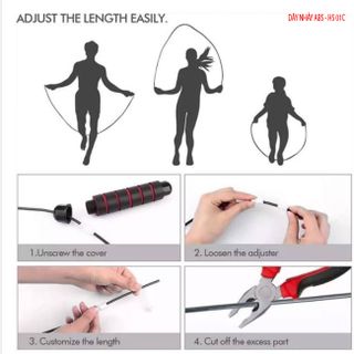 DÂY NHẢY ABS - HS 01 LÕI THÉP CAO CẤP SIÊU BỀN