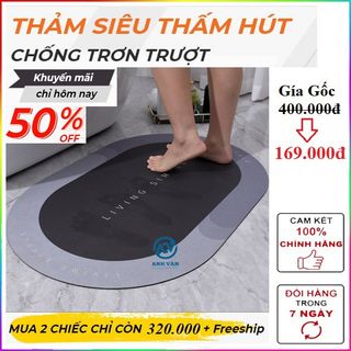 Thảm đá,Thảm lau chân siêu thấm, Thảm chùi chân, thảm nhà tắm, thảm cửa ra vào, thảm hút nước siêu thấm giá sỉ