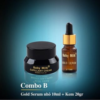 [HOT] Bộ Gold Serum - Baby Milk, Dưỡng Trắng Da, Đánh Bay Nám Mụn