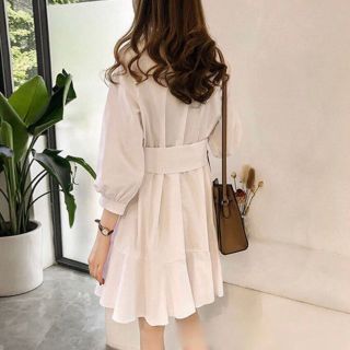ĐẦM TRẮNG ĐUÔI CÁ PHỐI DÂY SỌC
