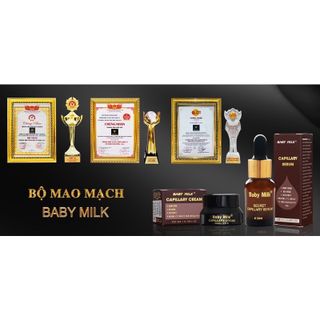[HOT] Bộ Mao Mạch Baby Milk Phục Hồi Da Mỏng Đỏ Nhiễm Corticoid - Hàng Hiệu Cao Thiên Nhi