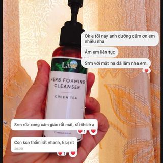 Sữa rửa mặt láre organic