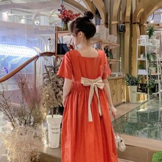 ĐẦM BABYDOLL NƠ SAU 2 MÀU