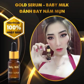 Gold Serum (10 ml) - Baby Milk, Dưỡng Trắng Da, Đánh Bay Nám Mụn