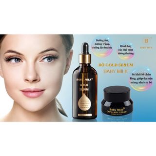 Gold Serum (100 ml) - Baby Milk, Dưỡng Trắng Da, Đánh Bay Nám Mụn
