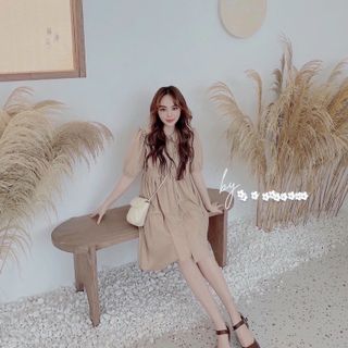 ĐẦM BABYDOLL KEM CỔ BÈO