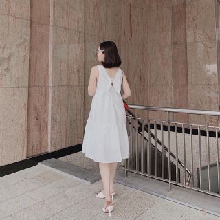 ĐẦM BABYDOLL TRẮNG NƠ SAU